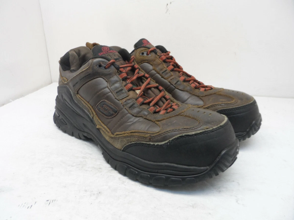 Skechers stride slip best sale resistant work shoes mens