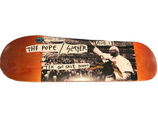 New Supreme Antihero The Pope/Slayer Skateboard Random Deck Orange SS16 RARE DS