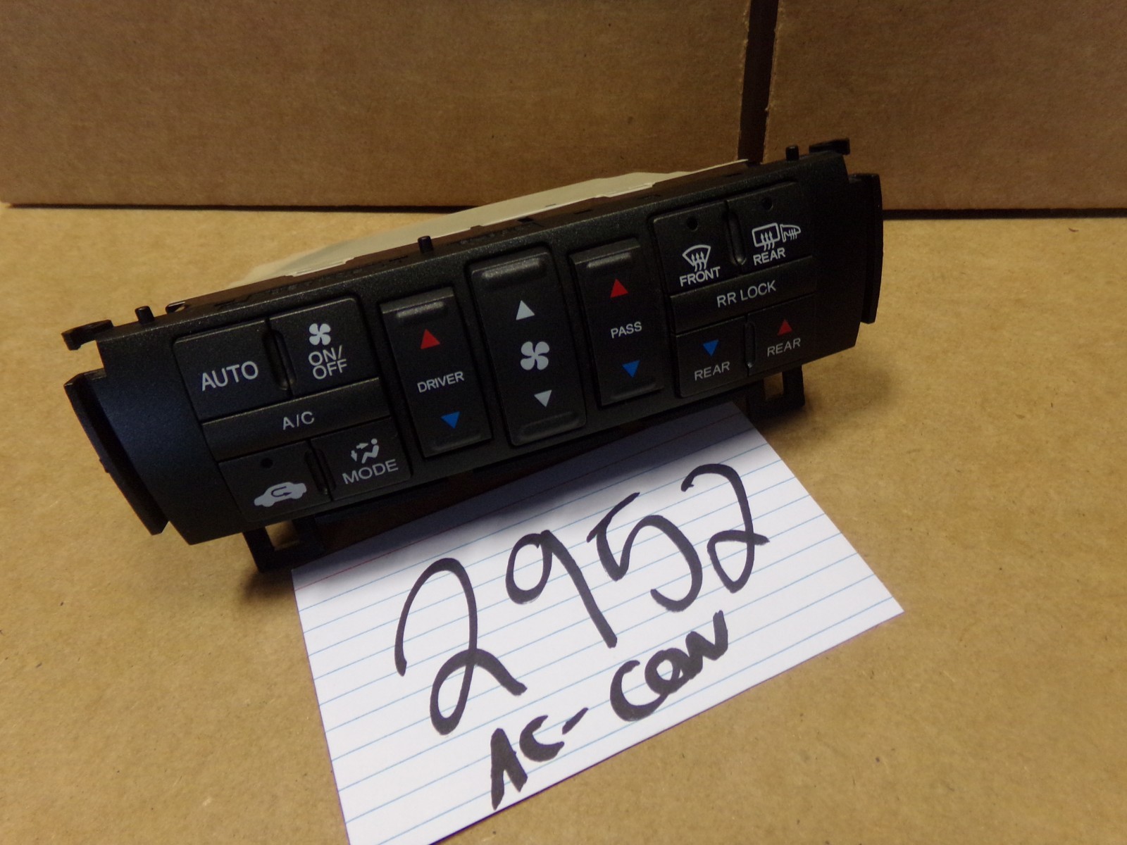 09 10 11 Honda Pilot AC and Heater Control Used Stock #2952-AC 