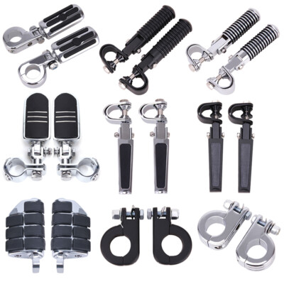 1 1/4'' Highway Motorcycle Foot Pegs Footrest for Harley Touring Cruiser HONDA US