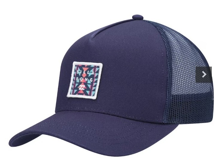Billabong Stacked Trucker Snapback Hat - Navy, New
