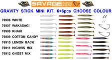 NEW SAVAGE GEAR GRAVITY STICK MINI KIT 6+6pcs COARSE SEA FISHING LURE BASS PIKE