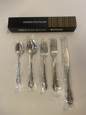 Oneida TENNYSON 5 Piece Stainless Steel Set Sealed New Old Stock Made In USA! #3