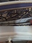 Sakroots Artist Circle Zip Around Wallet Navy Blue White Floral Boho EUC — photo 7