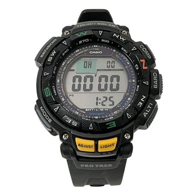 Casio PRO TREK PRG 240 Digitaluhr Schwarz Gebraucht