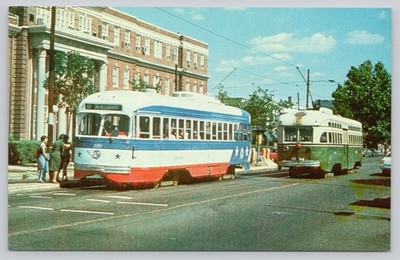 SEPTA Bicentennial Trolley ''New York'' Philadelphia Northeastern Hospital