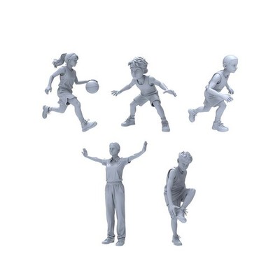 LYTR144035 1/144 Unpainted 3D Printed Model, Doll for Scene Matching 1set
