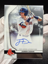 2020 Bowman Sterling - Jarren Duran On Card Prospect Auto #BSPA-JDU Red Sox