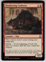 Slumbering Cerberus #94 Foundations Uncommon MTG