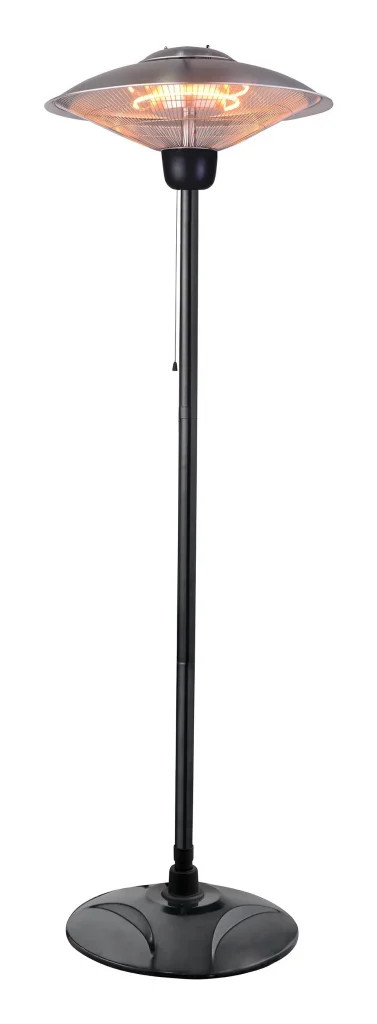 Outdoor Heater Silver Marl Floor Standing IP34 Zink ZR-38831-SIL