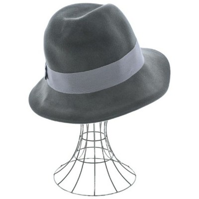 Gucci Gray Fashion Hat Wool hat with Web in grey | GUCCI® US main image 3