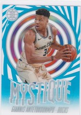 GIANNIS ANTETOKOUNMPO 2019 Panini Illusions #6 MYSTIQUE BLUE SAPPHIRE VARIATION!