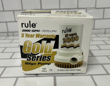 RULE 2000 GPH 7570 LPH GOLD SERIES BILGE PUMP...