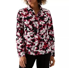 Rafaella Ladies Woven Top Size XL Fresh Bouquet NWT