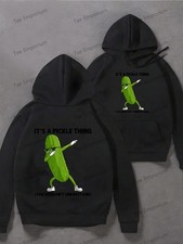 Men'S Casual 360g Hoodie with Double-Sided Print, Kangaroo Pocket  Drawstring -