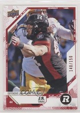 2019 Upper Deck CFL Red 140/150 JR Tavai #3 n1u