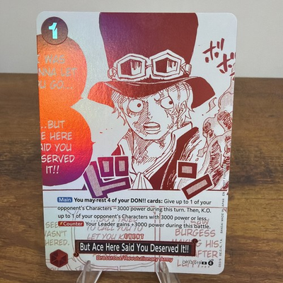 #ad One Piece TCG But Ace Here Said You Deserved It OP13 019 Treasure Campaign $12.99