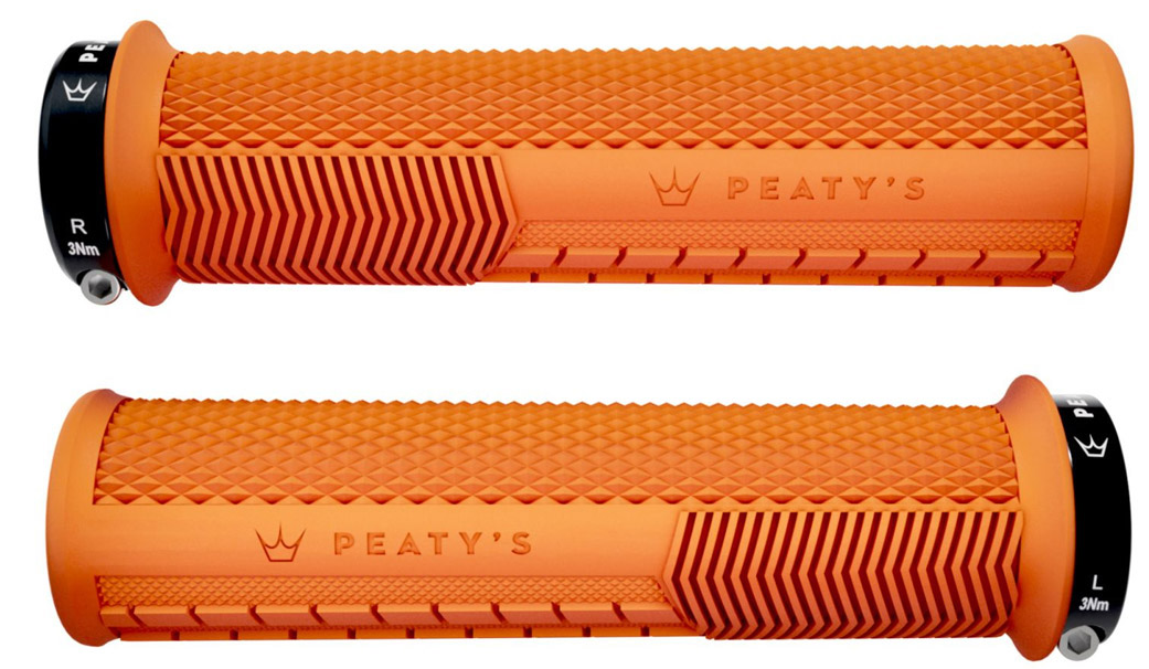 Peaty's Manopole Monarch Knurl Thin Race Control 30-32mm Mango