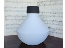 Trombone Practice Mute - White