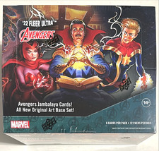 2022 Upper Deck Fleer Ultra Marvel Avengers Hobby Box New Factory Sealed