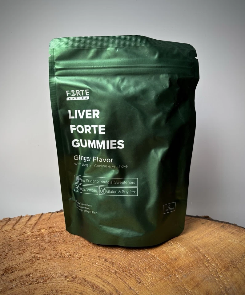 Forte Natura Liver /Leber Forte Gummis Ginger Flavor vegan,glutenfrei OVP