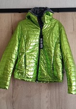 Freaky Nation Jacke gefüttert neu Größe XL Winter Damen grün glänzend