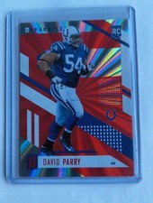 2017 PANINI UNPARALLELED RED /15 SSP DAVID PARRY #65 RC