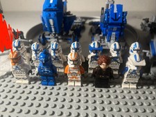 Lot of LEGO Star Wars Clone Wars Minifigures & Builds Mainly 501st Legion