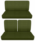 Fits 1958 to 1968 Ford Galaxie 2 Door Front 50 50 top and Rear bench seat covers