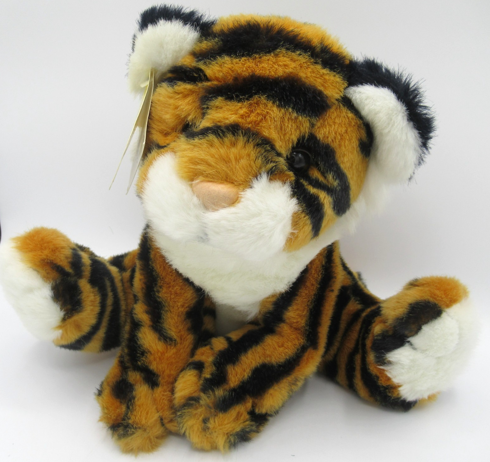 Prestige Toy Corp Tiger Stripes Stuffed Animal Plush Toy 1989 Korea 10” NWT RARE