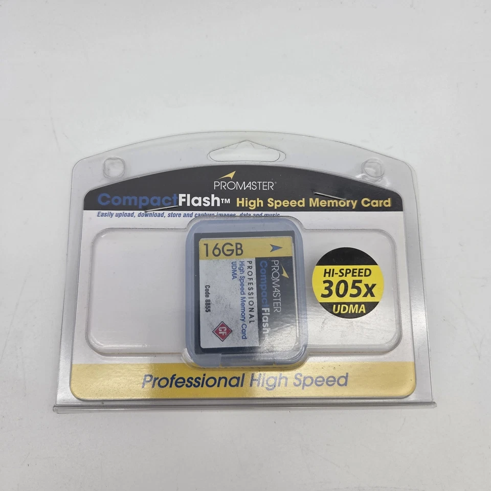 PROMASTER 16GB COMPACT FLASH CARD, NEW Sealed - Image 2 of 3