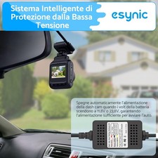 Kit Hardwire Filo Rigido USB Type C 3.5m per Dash Cam Auto Suv Alimentazione Dir - Miniatura 3