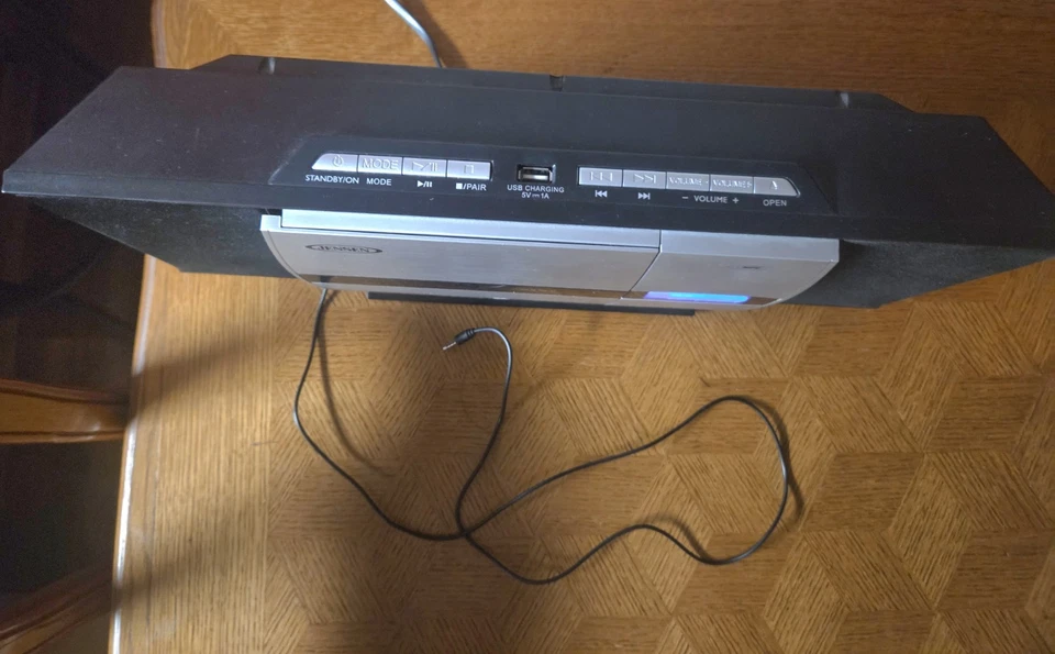 Jensen JBM315 Wall Mountable Bluetooth Music System CD Player Remote TESTED - Image 3 of 4