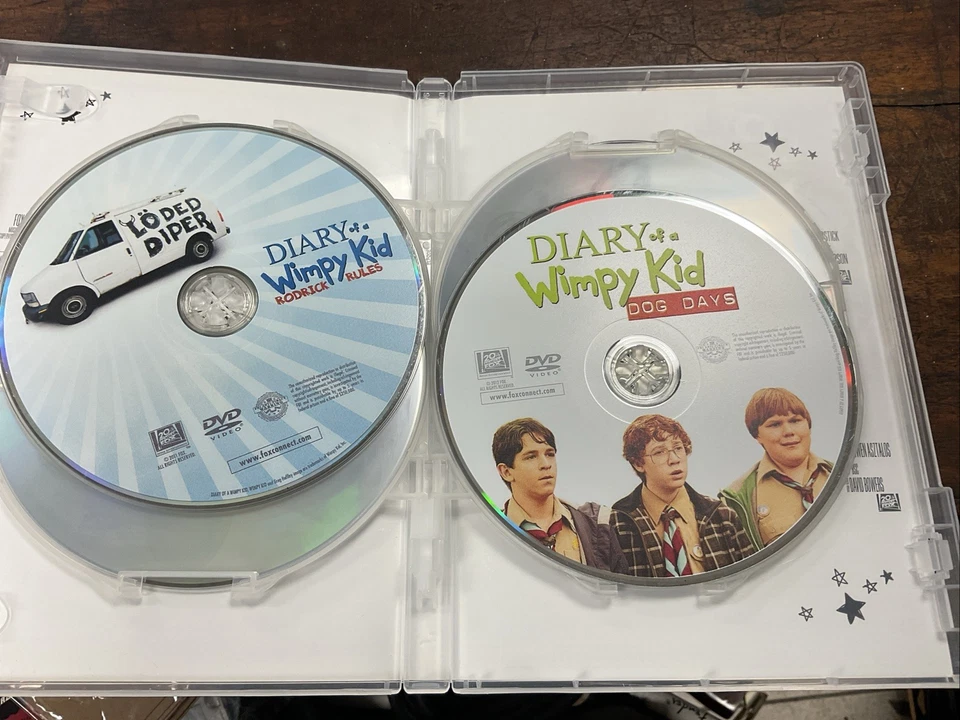 Diary of a Wimpy Kid 1 2 3 4 Pack Disc Set Rodrick Rules Dog Days Long Haul DVD - Image 3 of 4