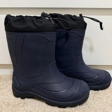 Kamik Snobuster 1 waterproof winter snow boots in navy blue Kids size 4