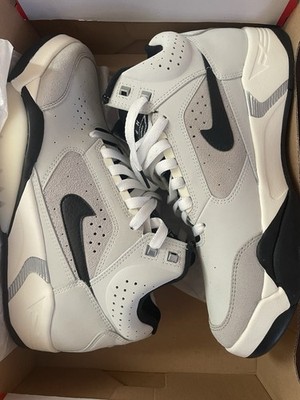 Mens Nike Flight Lite Mid Photon Dust/Black Size 8