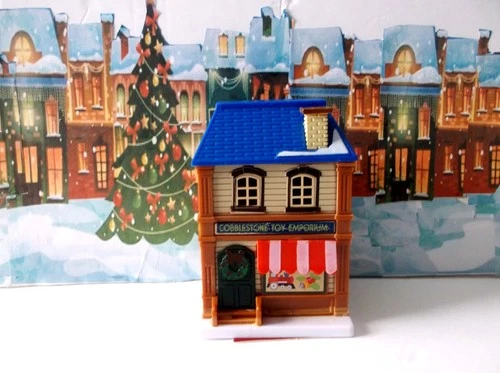 Cobblestone Corners Winter Village Toy Emporium Light Up LED Christmas Building