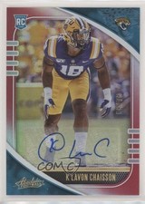 2020 Absolute Rookie Signatures Red Spectrum 8/75 K'Lavon Chaisson #173 Auto 7qg