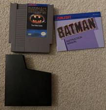 Batman: The Video Game With Manual and Sleeve NES