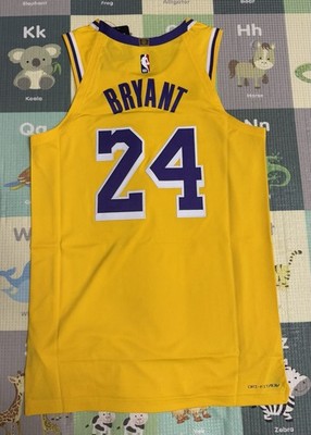 Nike LA Lakers Kobe Bryant Authentic Elite Jersey Mens Sz 44 Med