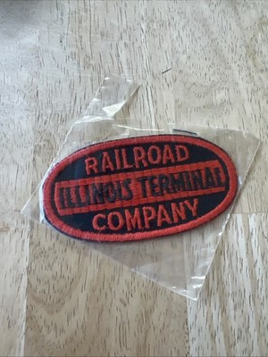 Vntg ITC RAILROAD ILLINOIS TERMINAL COMPANY Patch IL Traction System Till 1937