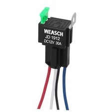 Fuse Relay Switch Kit2V 30A, 4 Pin SPST, 30A Switch Harness Set, Automotive 1