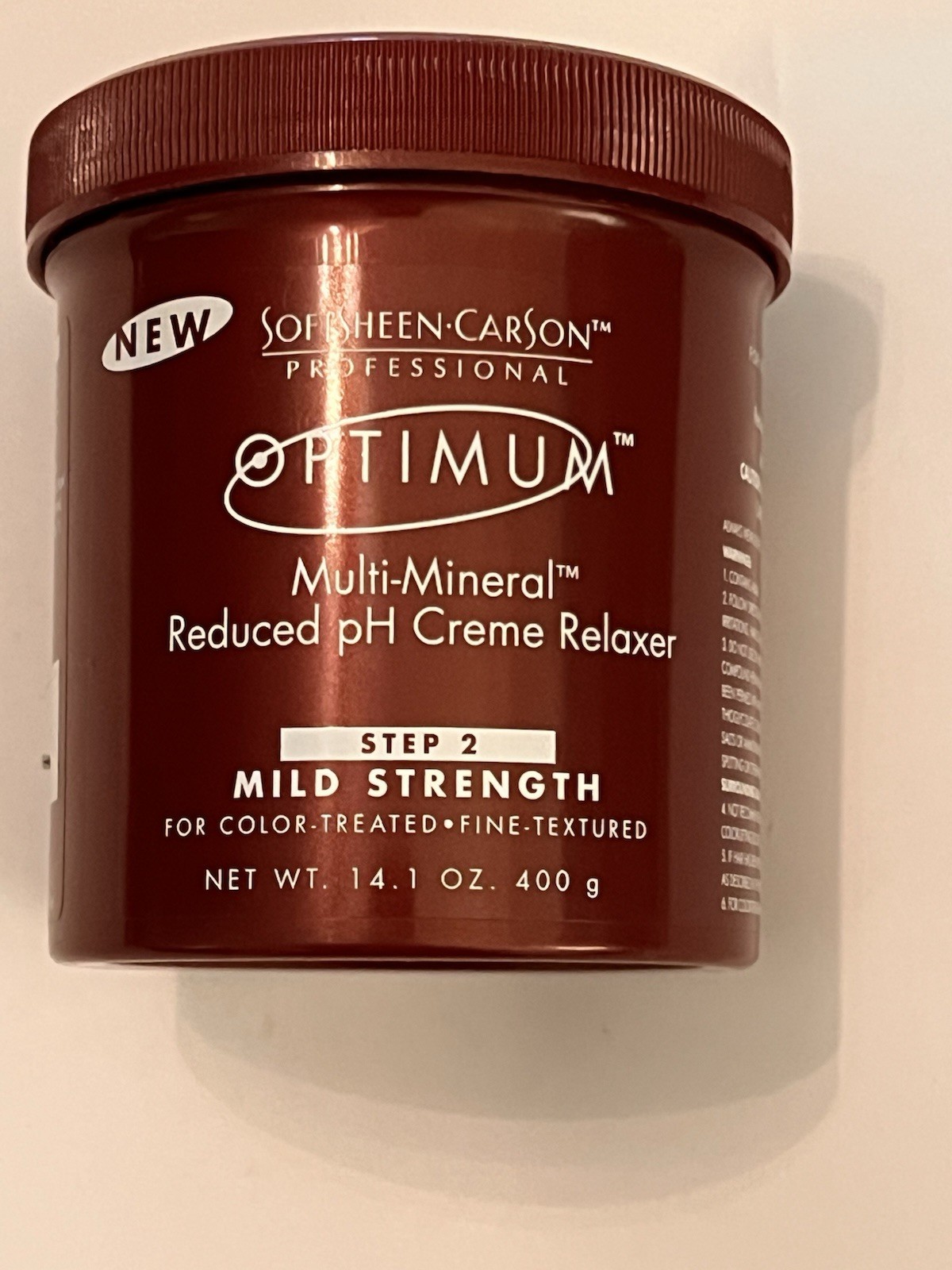 SoftSheen Carson Optimum Smooth Multi Mineral Creme Relaxer MILD Strength Disc