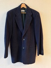 Vintage Giorgio Armani Blue Suit Jacket Wool Blazer Two button Size 38