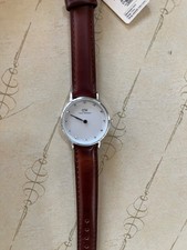 Daniel Wellington St Mawes Steel Brown Leather Band Women's Watch 0920DW