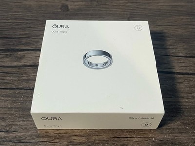Oura Ring Gen 4 Smart Ring Size 9 Activity Tracker SILVER - New/Sealed!