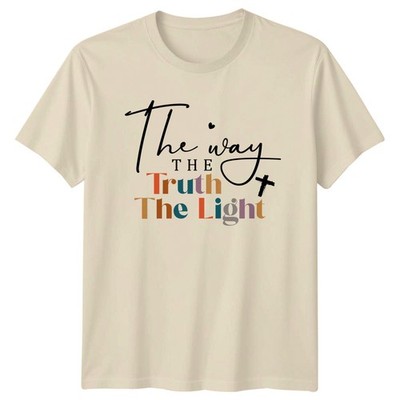 Der Weg Die Wahrheit Die T-Shirt Christlicher Glaube Weihnachtsgeschenk für Sie und Ihn
