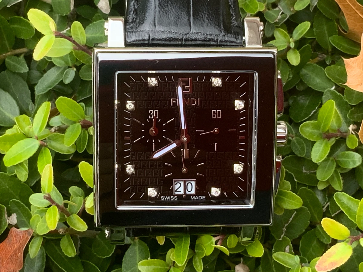 Authentic fendi ceramic watch lot of 2 black white Fendi Ceramic Band Wristwatches for sale | eBay main image 3