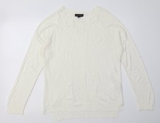 Womens UK Size 16 Primark White Pullover Sweatshirt