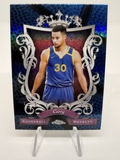 Stephen Curry ‘24 Topps Chrome Basketball ‘Roundball Royalty’ Blue Refractor